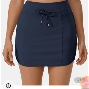 Halara High Waisted Drawstring 2-in-1 Golf Skirt